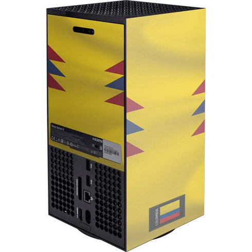 Colombia Soccer Flag XBox Series X Digital Edition Console Skin